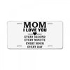 I Love You Mom License Plate