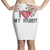 i love my rabbit Pencil Skirts