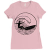 surf vibes Ladies Fitted T-Shirt