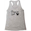 crazy cat lady Racerback Tank
