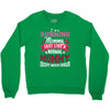 running mommy white Crewneck Sweatshirt