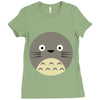 totoro Ladies Fitted T-Shirt