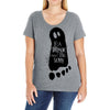 eat drink and be scary 2 Ladies Curvy T-Shirt