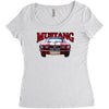 mustang, ideal gift or birthday present Women's Triblend Scoop T-shirt