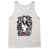 girl snake skull Tank Top