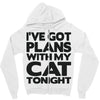 plans with my cats tonight Zipper Hoodie