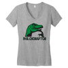 philosoraptor (2) Women's V-Neck T-Shirt