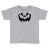 evil pumpkin face halloween costume Toddler T-shirt