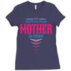 Have No Fear Mother Is Here Ladies Fitted T-Shirt