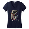 old gamer Women's V-Neck T-Shirt