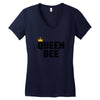 queen bee black Women's V-Neck T-Shirt
