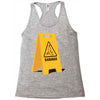 caution bananas Racerback Tank
