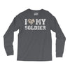 i love my soldier hunter camouflage Long Sleeve Shirts