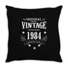 original parts vintage established 1984 perfectly aged Throw Pillow