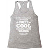 i never imagined i would be a super cool carcinoid cancer warrior kill Racerback Tank