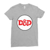 black red Ladies Fitted T-Shirt