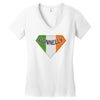 donnelly irish superhero Women's V-Neck T-Shirt