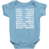 dare to dream Baby Bodysuit