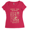 choose your weapon best trending Women's Triblend Scoop T-shirt