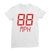 back to the future movie inspired tshirt Ladies Fitted T-Shirt