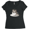 perk up Women's Triblend Scoop T-shirt