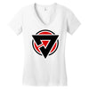red black zero Women's V-Neck T-Shirt