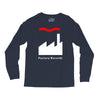 factory records   retro record label   mens music Long Sleeve Shirts