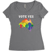 Vote Yes Australia Women's Triblend Scoop T-shirt