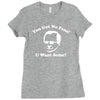 you got no fans Ladies Fitted T-Shirt