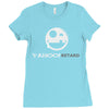 yahoo retard Ladies Fitted T-Shirt