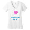 i love july especially the 4th Women's V-Neck T-Shirt