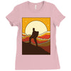 mountain hiker Ladies Fitted T-Shirt