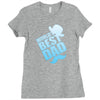 World's Best Dad Ever Ladies Fitted T-Shirt