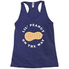 Little Peanut on the Way Racerback Tank