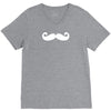 mustache V-Neck Tee