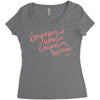 empowered women Women's Triblend Scoop T-shirt