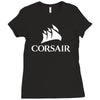 corsair custom Ladies Fitted T-Shirt