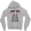 June Girl Zipper Hoodie