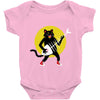 rock cat Baby Onesie