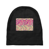 pink triangle print Baby Beanies