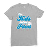 my kids have paws Ladies Fitted T-Shirt