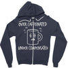 over caffeinated Zipper Hoodie
