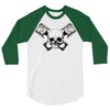 skull pisto 3/4 Sleeve Shirt