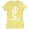 uk jinglist Ladies Fitted T-Shirt