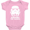 support the troops Baby Onesie