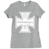 vw volkswagen iron cross Ladies Fitted T-Shirt