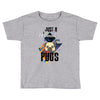 who loves pugs Toddler T-shirt