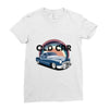 Old Car Ladies Fitted T-Shirt