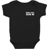 Normal People Scare Me Baby Bodysuit