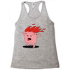 marshmallow prend feu Racerback Tank